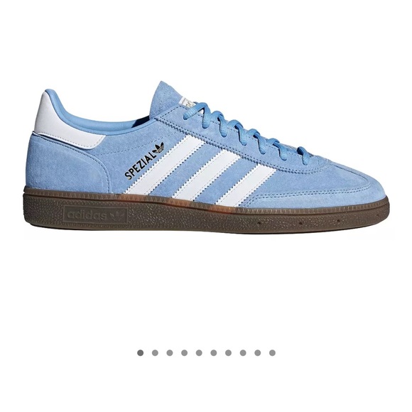 adidas Shoes - adidas Spezial Light Blue White Suede Sneakers